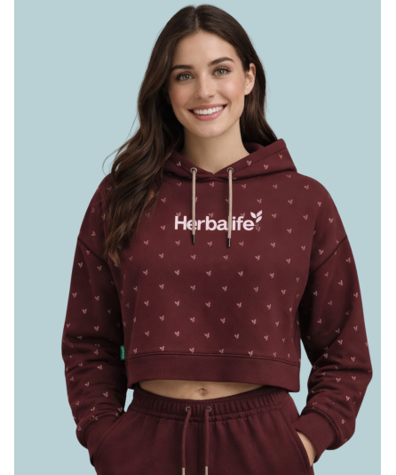 FELPA CROP TOP CON...